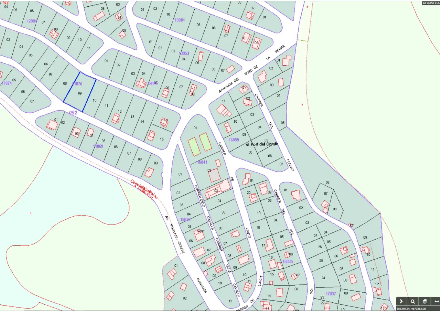 Terreno residencial en venta en La Coma i la Pedra