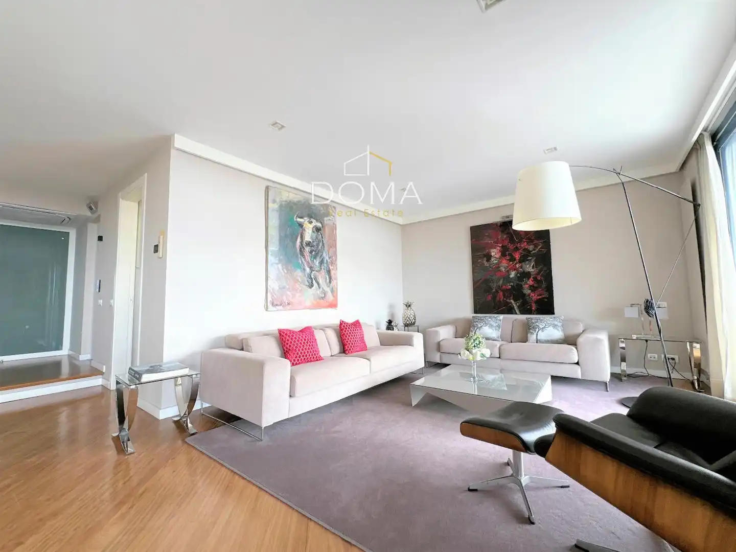 Sala de estar de Casa o chalet en venta en Barcelona con Aire acondicionado, Calefacción y Jardín privado