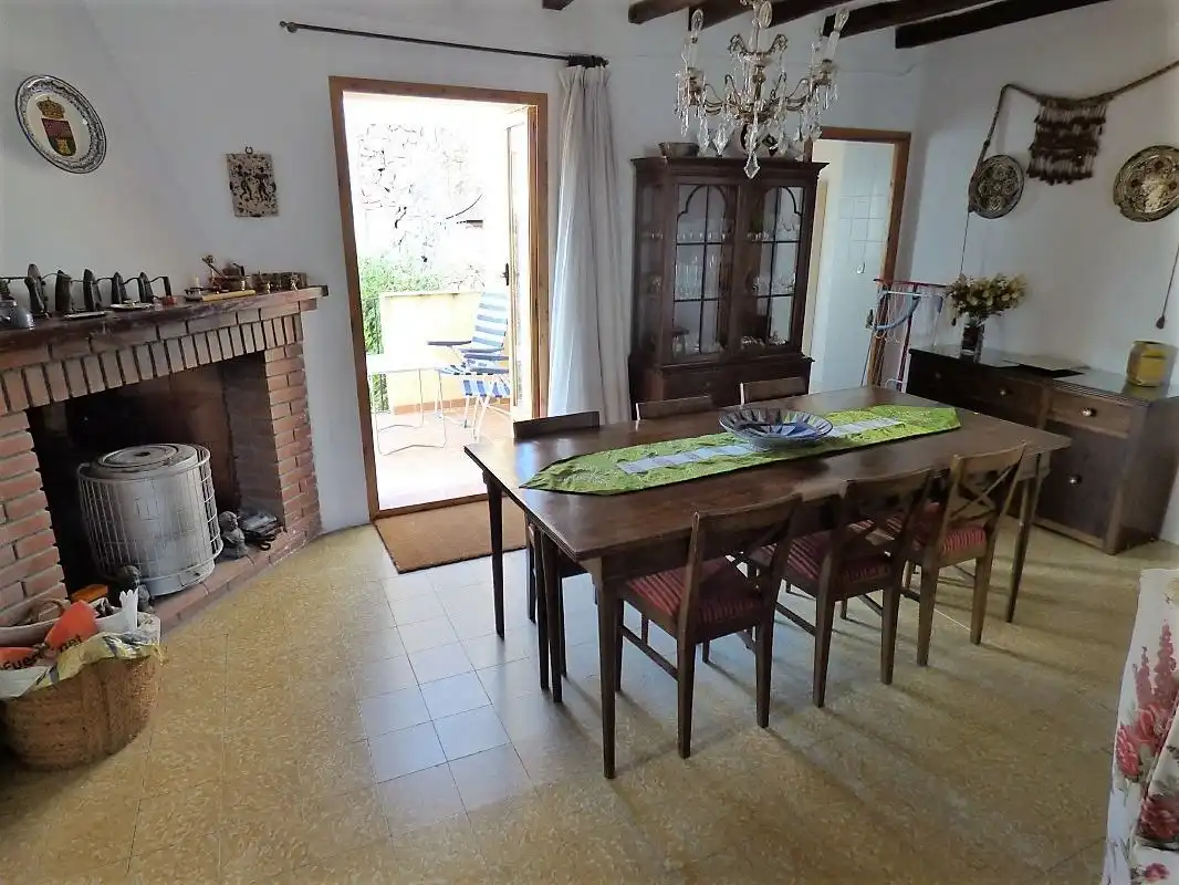 Esszimmer von Country house zum Verkauf in Sella mit Privatgarten, Terrasse und Abstellraum