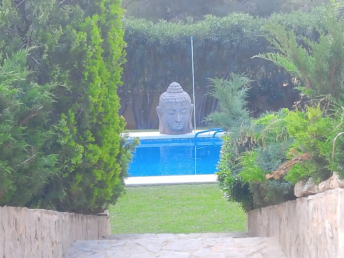Piscina de Casa o xalet en venda en Tibi amb Aire condicionat, Jardí privat i Parquet