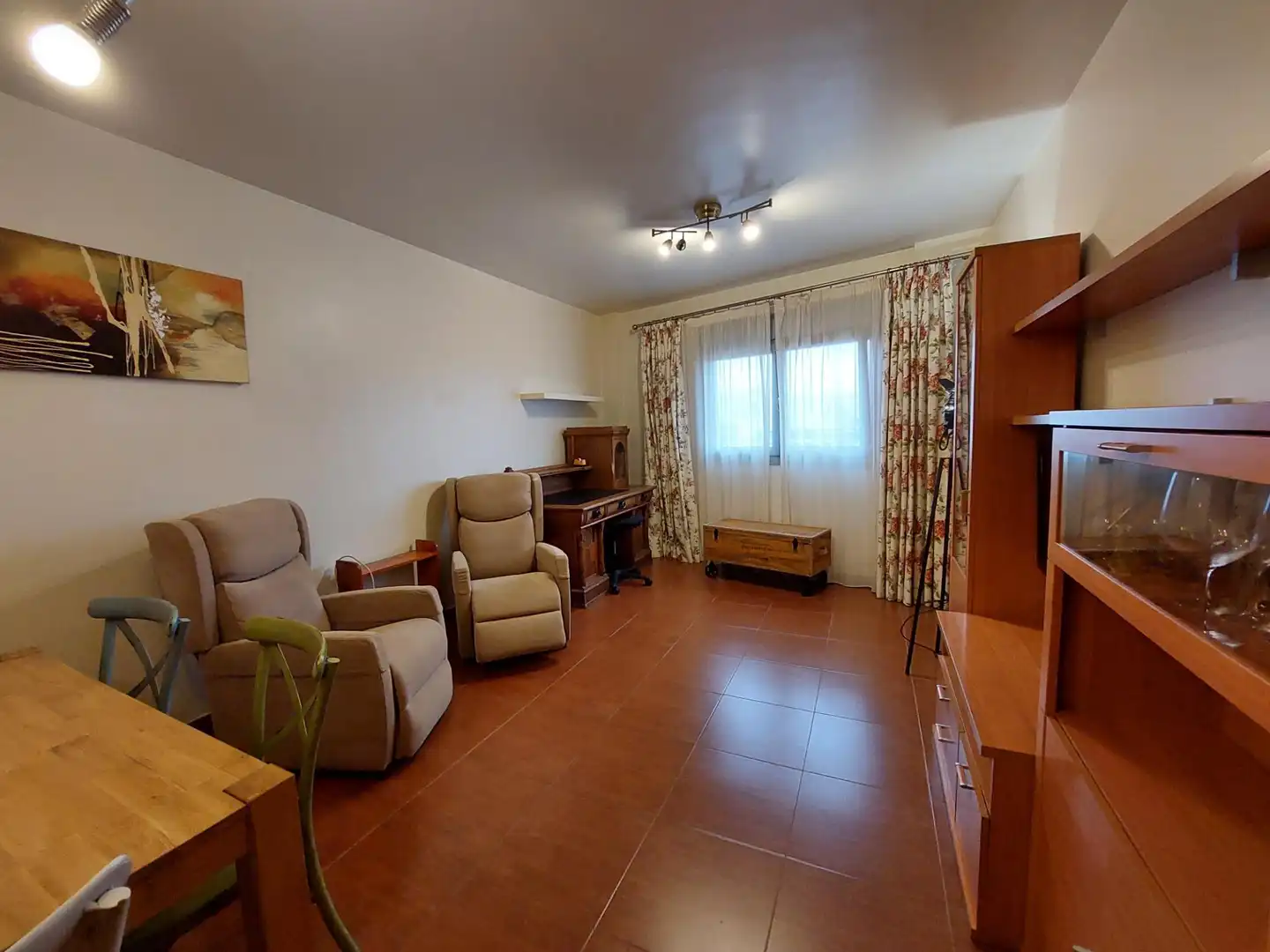 Sala de estar de Piso en venta en  Almería Capital con Aire acondicionado, Amueblado y Balcón