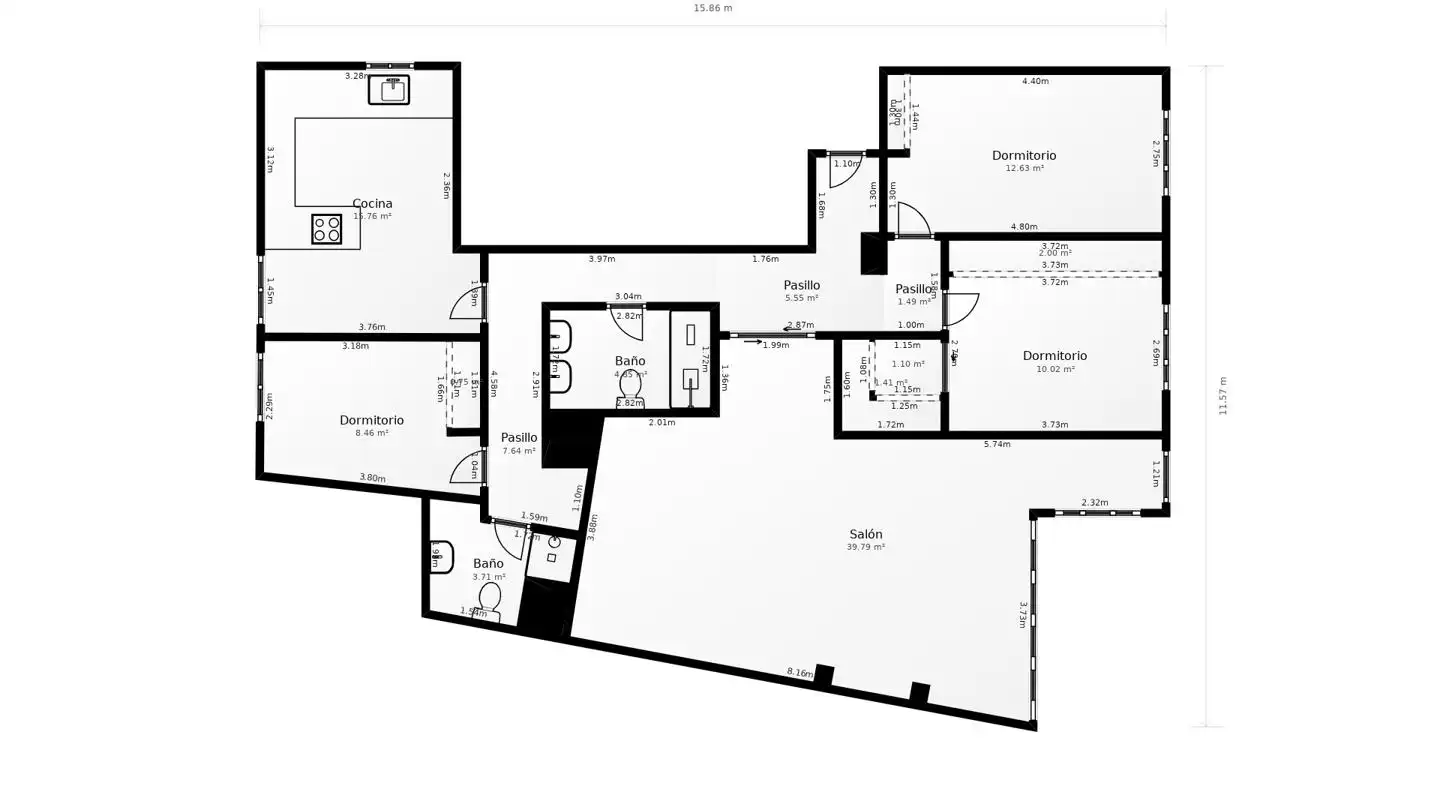 Piso en venta en Cádiz con Aire acondicionado, Calefacción y Parquet