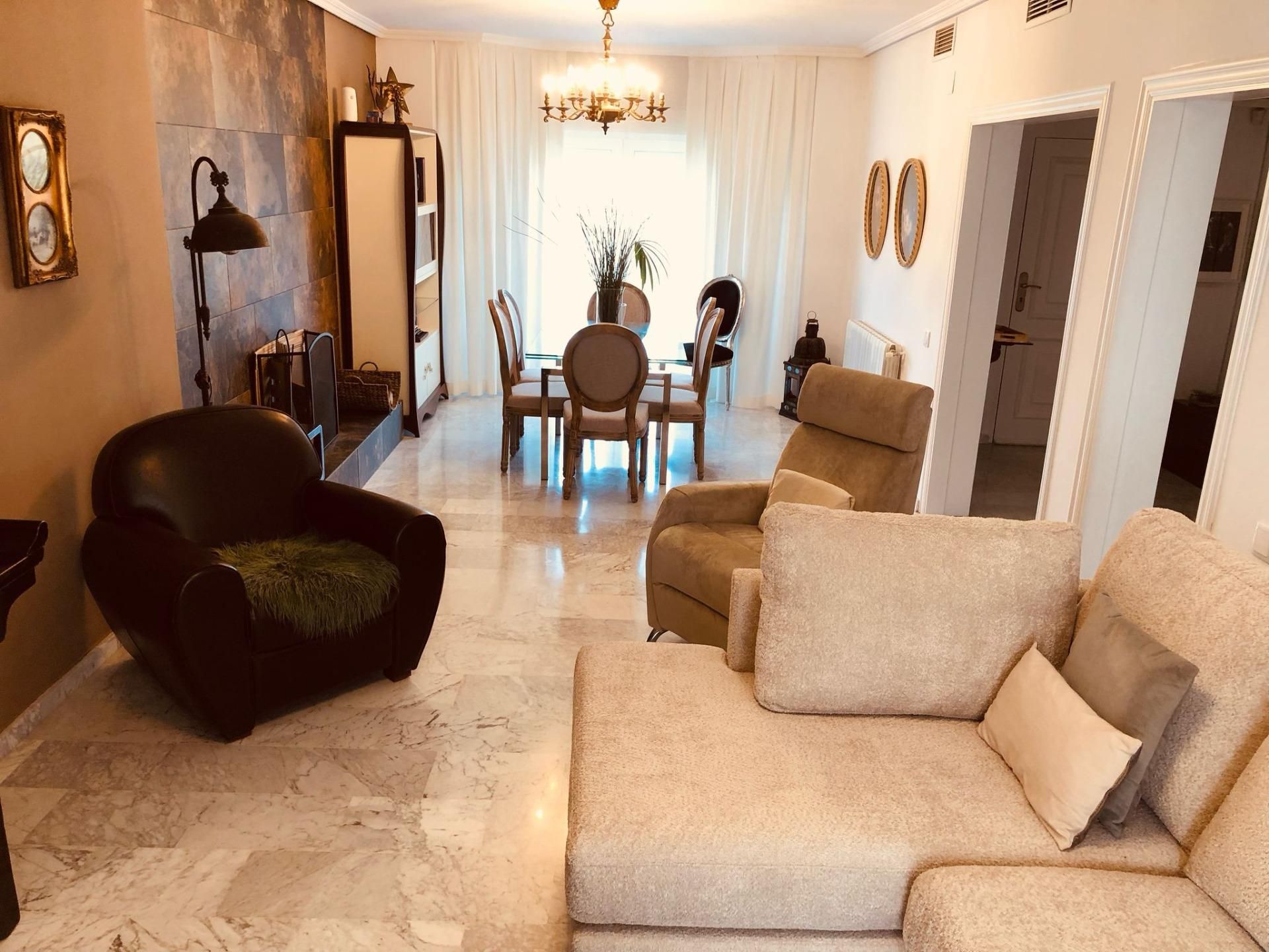 Living room of House or chalet for sale in Cáceres Capital  with Air Conditioner, Heating and Terrace