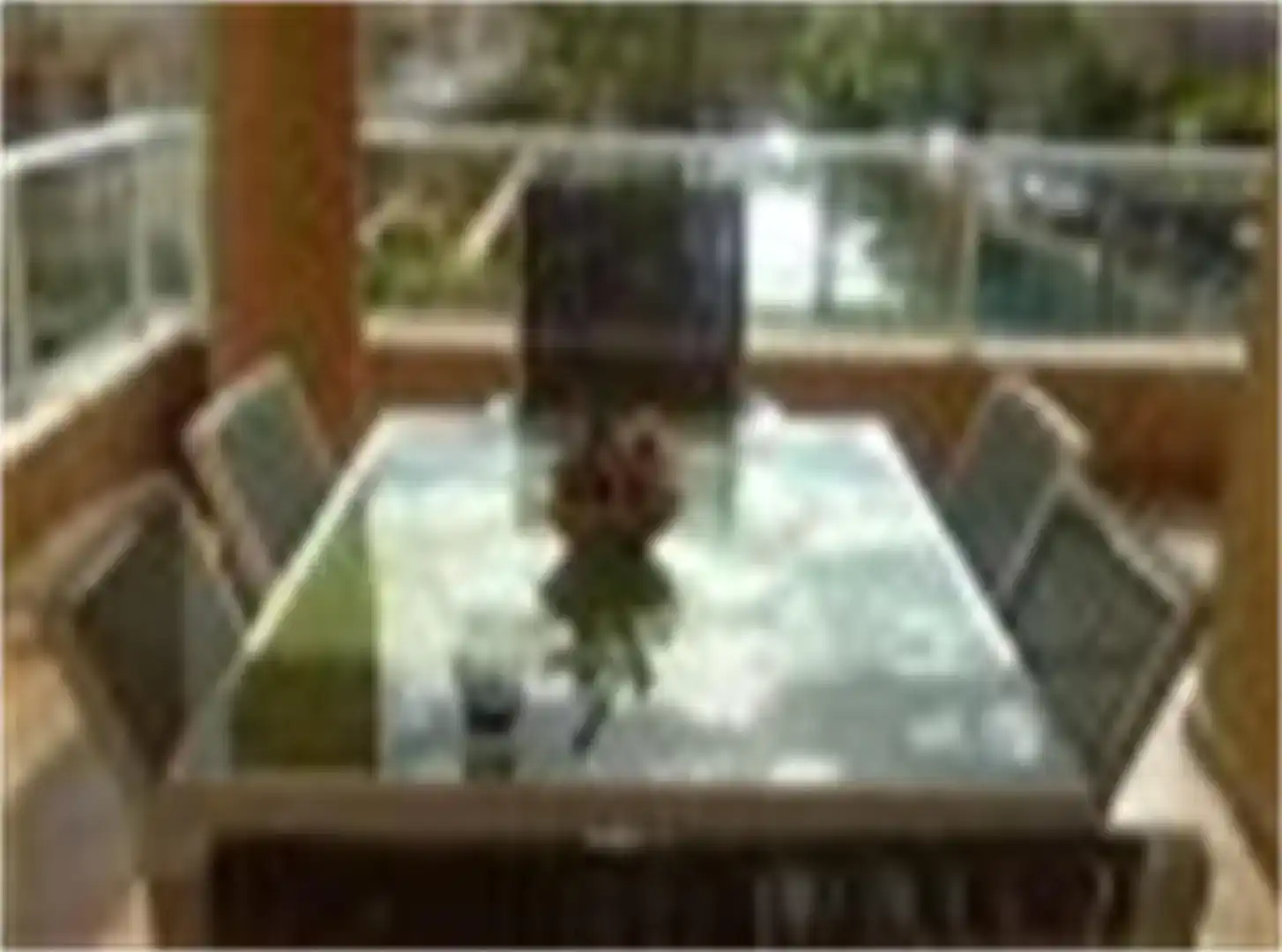 Terrasse von Wohnung zur Miete in La Antilla mit Klimaanlage, Privatgarten und Parkett