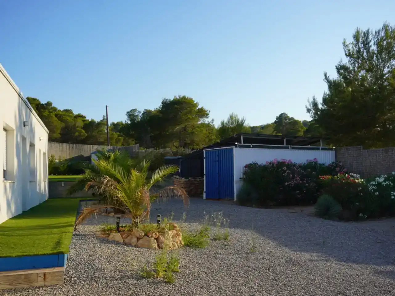 Jardí de Casa o xalet en venda en Sant Josep de sa Talaia amb Aire condicionat i Piscina