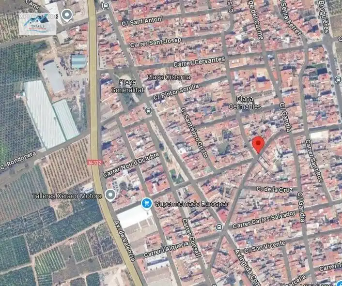 Vista exterior de Casa adosada en venta en Xeraco