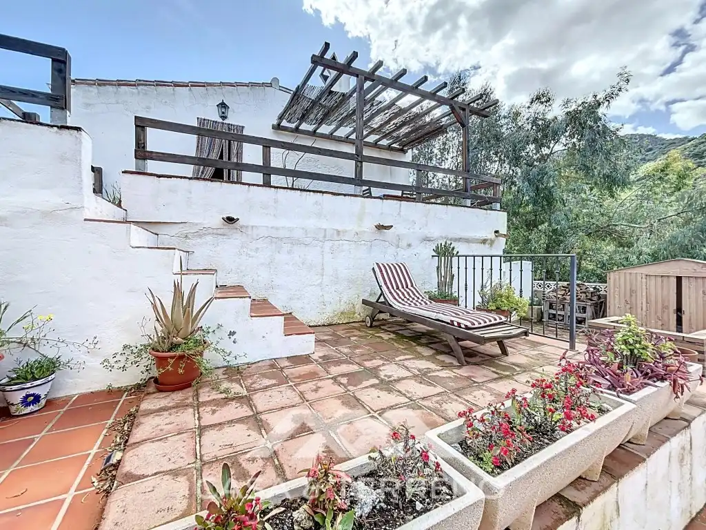 Terrassa de Casa o xalet en venda en Comares amb Aire condicionat, Jardí privat i Terrassa
