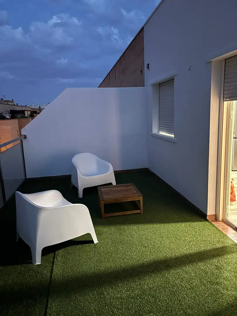 Terraza de Piso de alquiler en El Ejido Ciudad