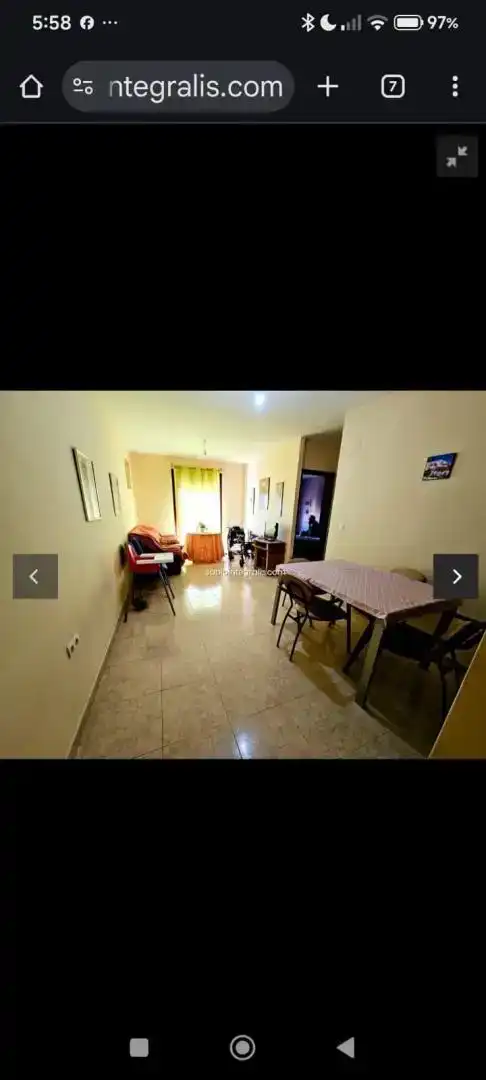 Sala de estar de Piso en venta en Rubite con Trastero, Amueblado y Balcón