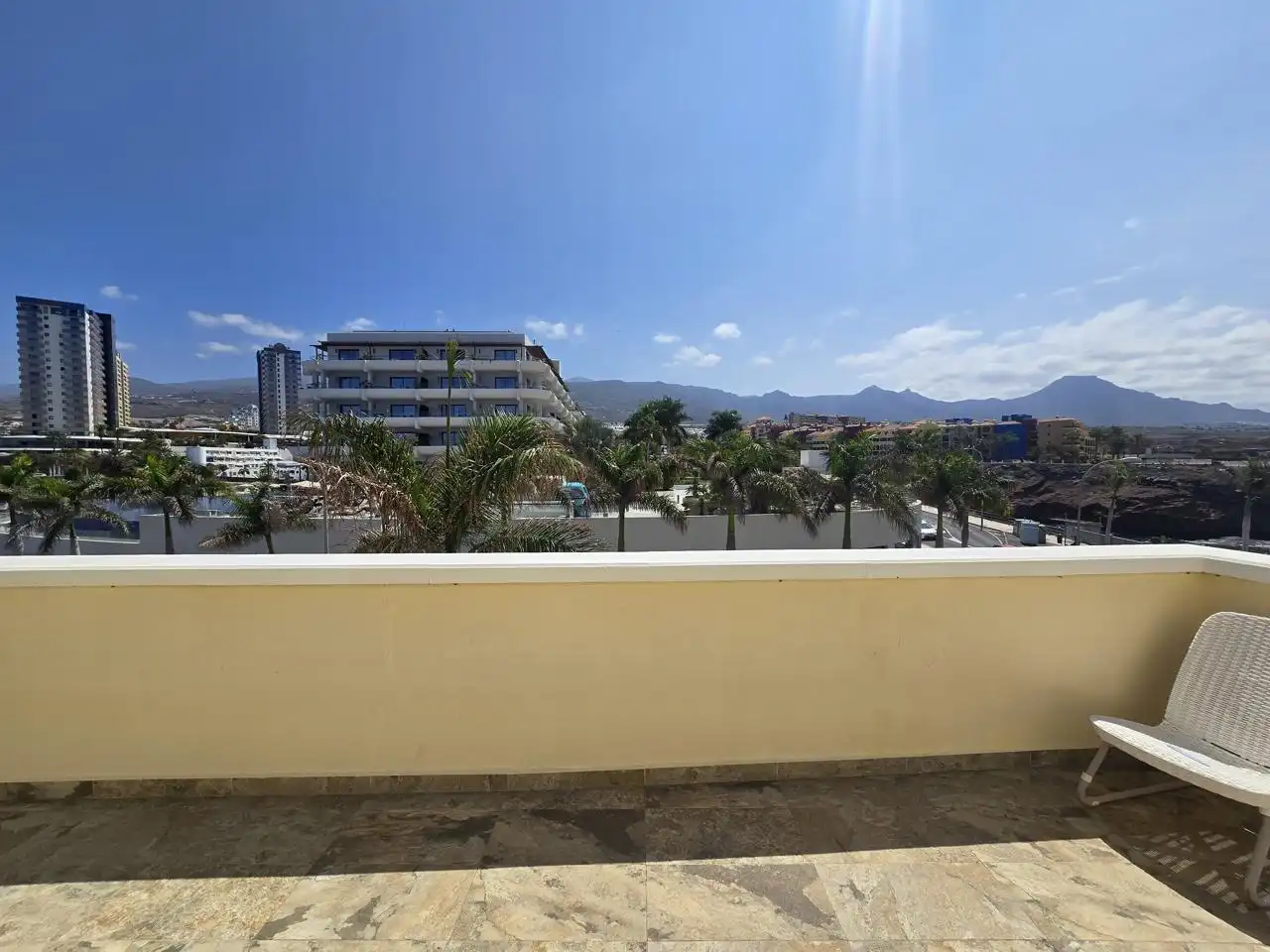 Terraza de Dúplex de alquiler en Adeje con Aire acondicionado, Terraza y Amueblado