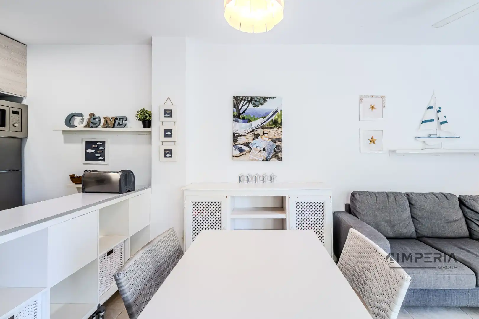 Esszimmer von Wohnung zum Verkauf in L'Ametlla de Mar  mit Klimaanlage, Heizung und Terrasse
