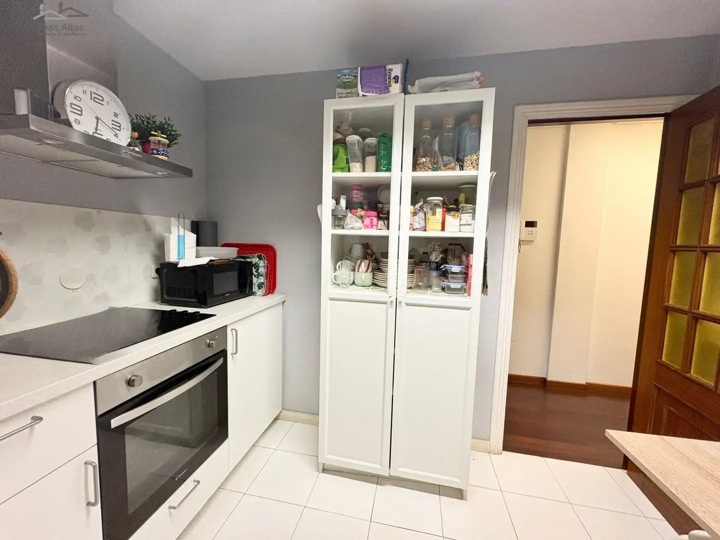 Kitchen of Flat for sale in A Coruña Capital   with Heating, Parquet flooring and Terrace