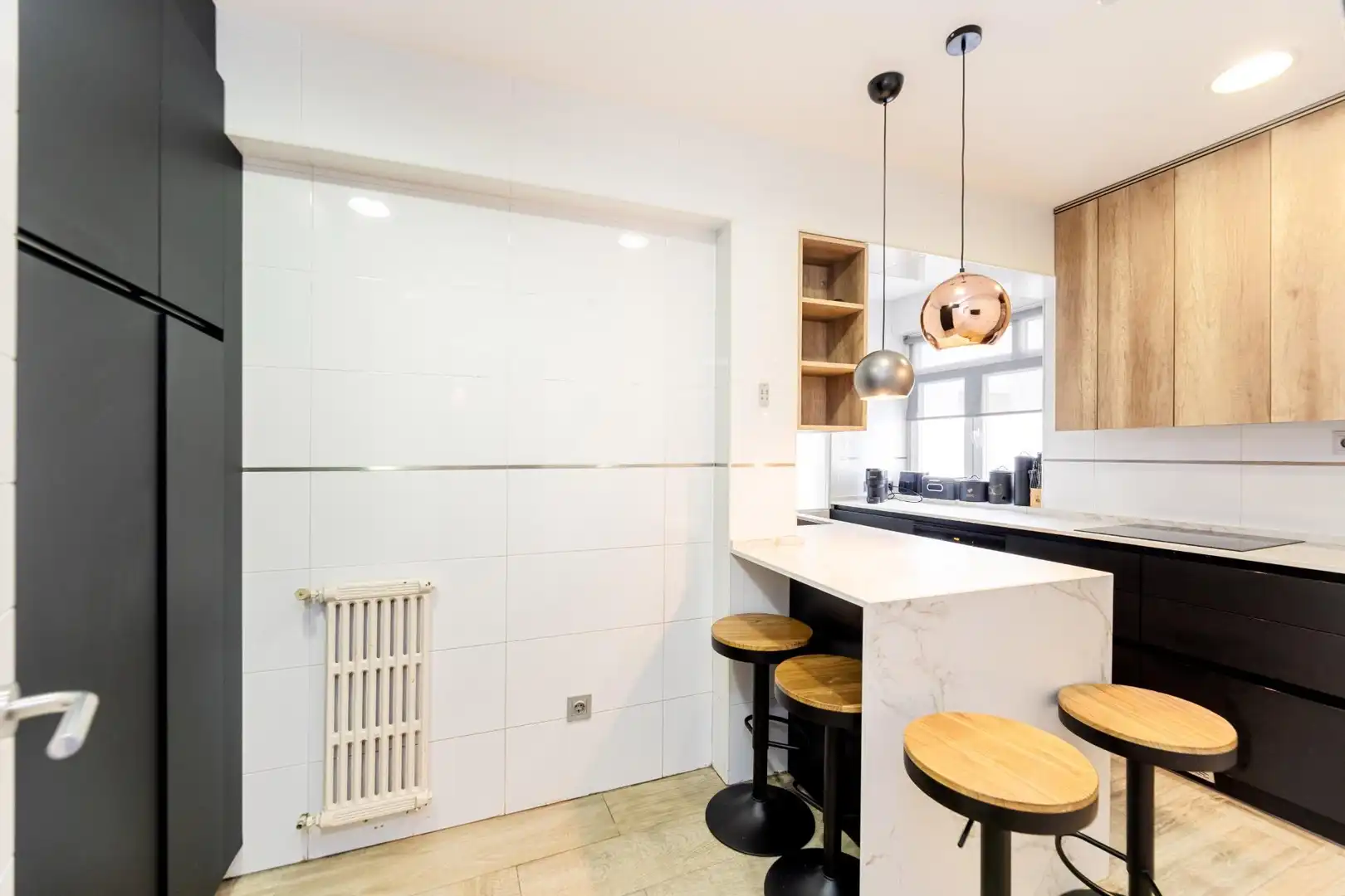 Kitchen of Flat for sale in Madrid  with Air Conditioner, Heating and Terrace