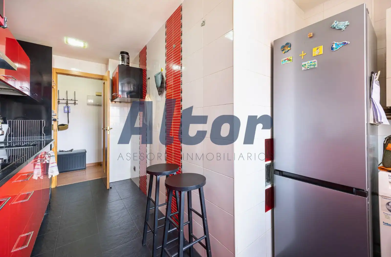 Kitchen of Flat for sale in Fuenlabrada  with Heating, Terrace and Swimming Pool