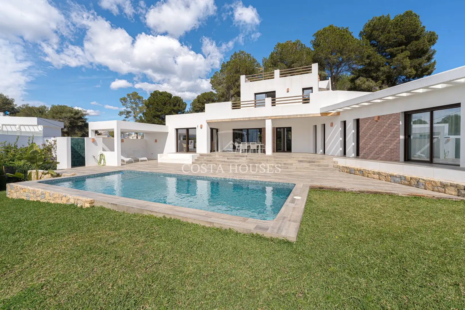 Exterior view of Houses for sale in Jávea / Xàbia  with Air Conditioner, Heating and Private garden