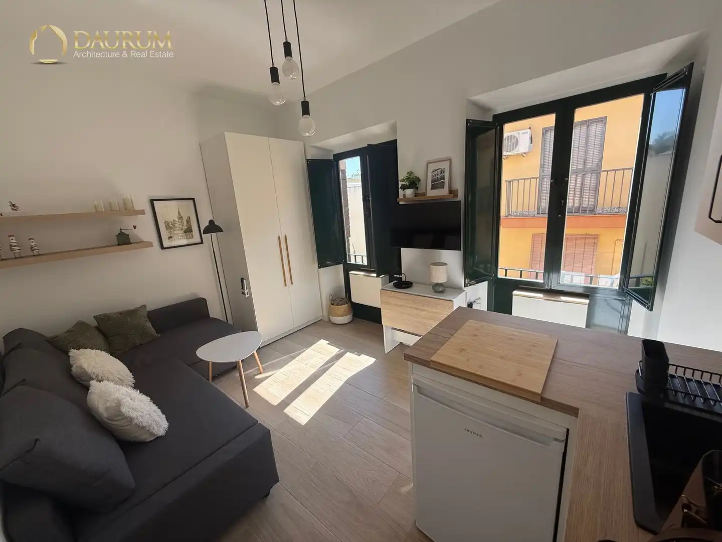 Sala de estar de Apartamento en venta en Sevilla con Aire acondicionado, Calefacción y Amueblado