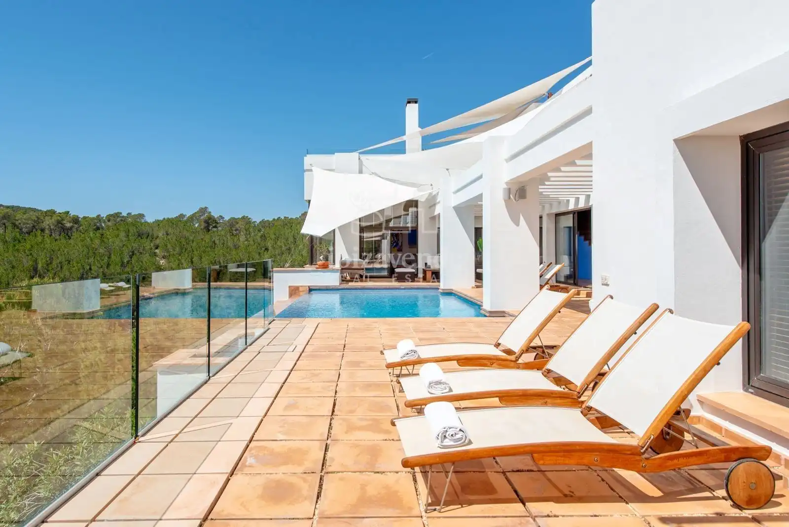 Terrassa de Casa o xalet en venda en Eivissa amb Aire condicionat, Calefacció i Piscina
