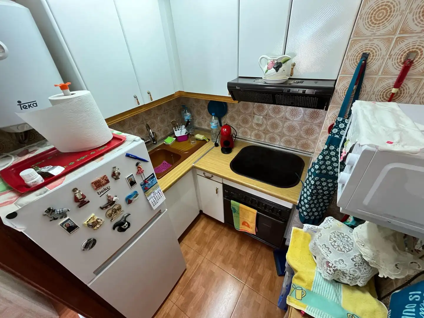 Cocina de Piso en venta en Alicante / Alacant con Aire acondicionado, Terraza y Amueblado