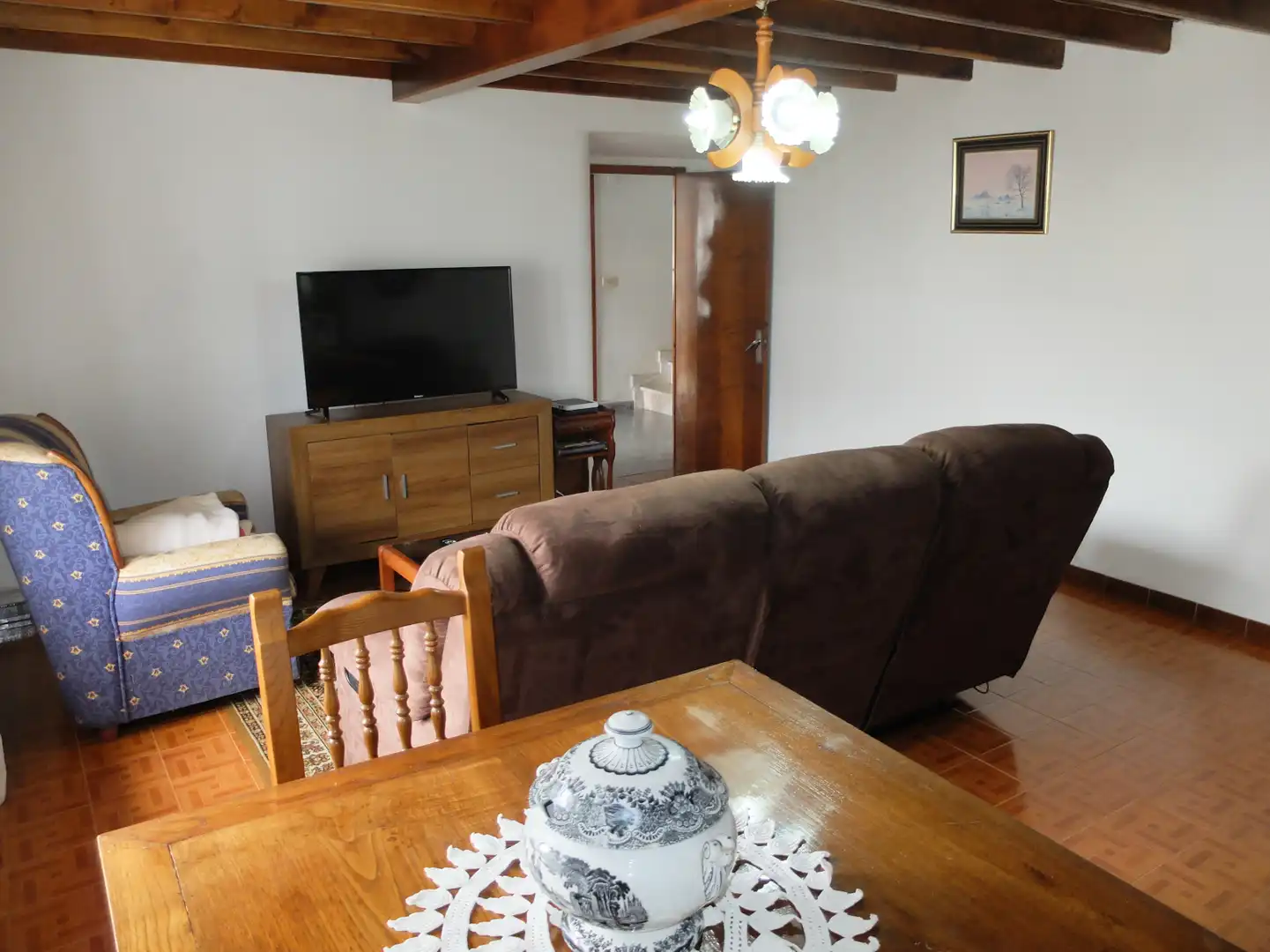 Sala de estar de Casa o chalet en venta en Tapia de Casariego con Calefacción y Parquet