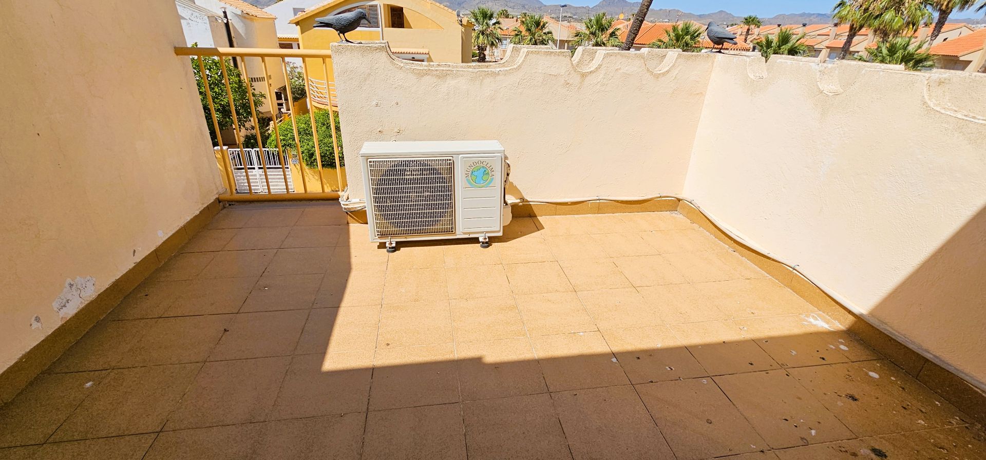 Terrassa de Casa adosada de lloguer en Mazarrón amb Terrassa, Traster i Moblat