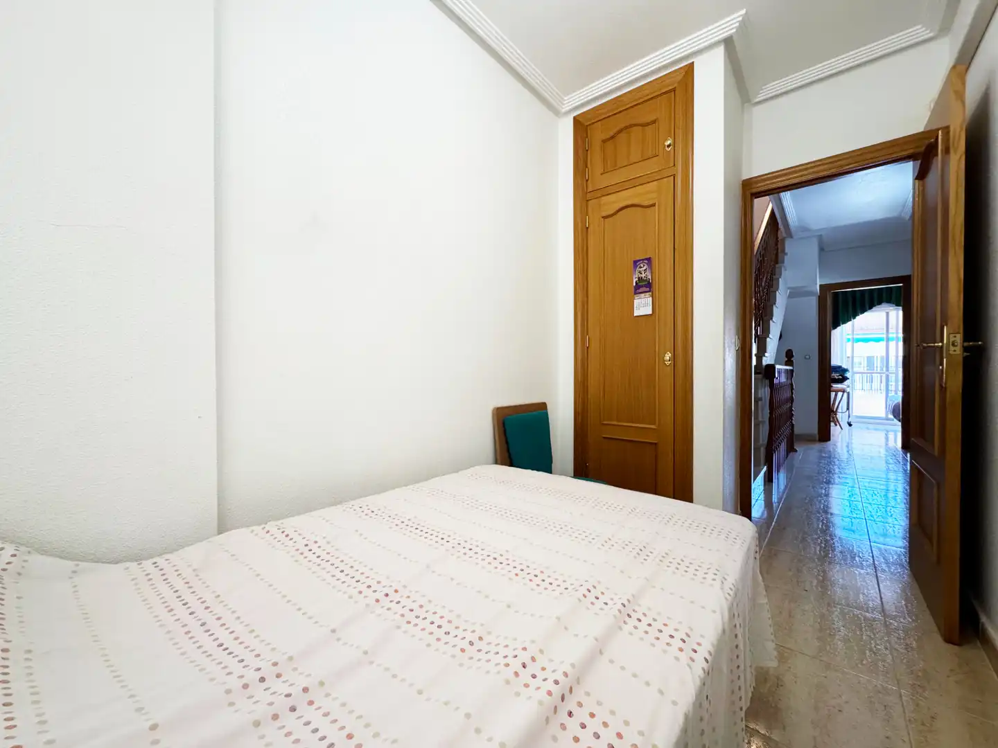 Dormitori de Casa adosada en venda en Pilar de la Horadada amb Aire condicionat, Terrassa i Moblat