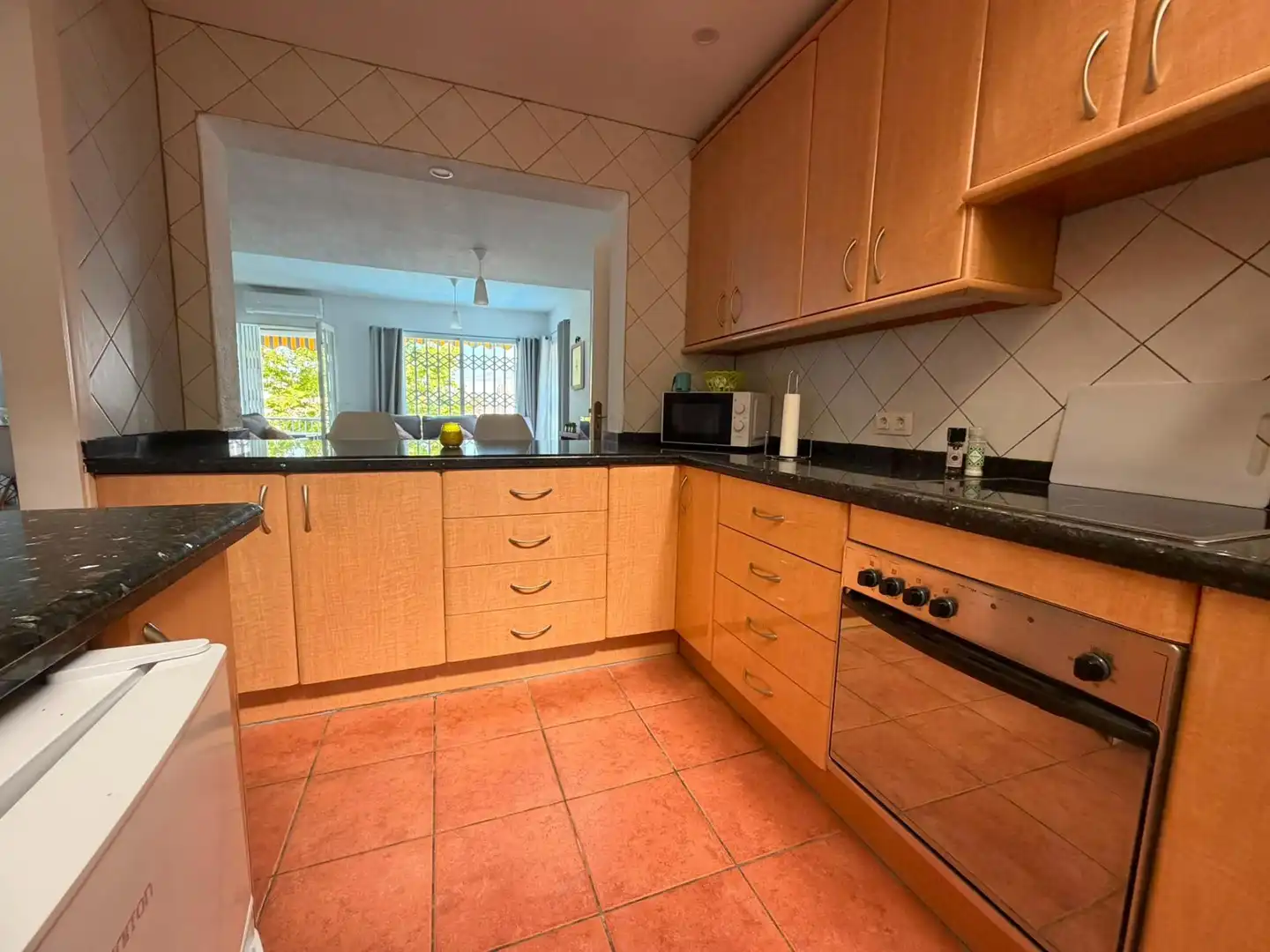 Cocina de Casa adosada en venta en Benidorm con Aire acondicionado, Calefacción y Jardín privado