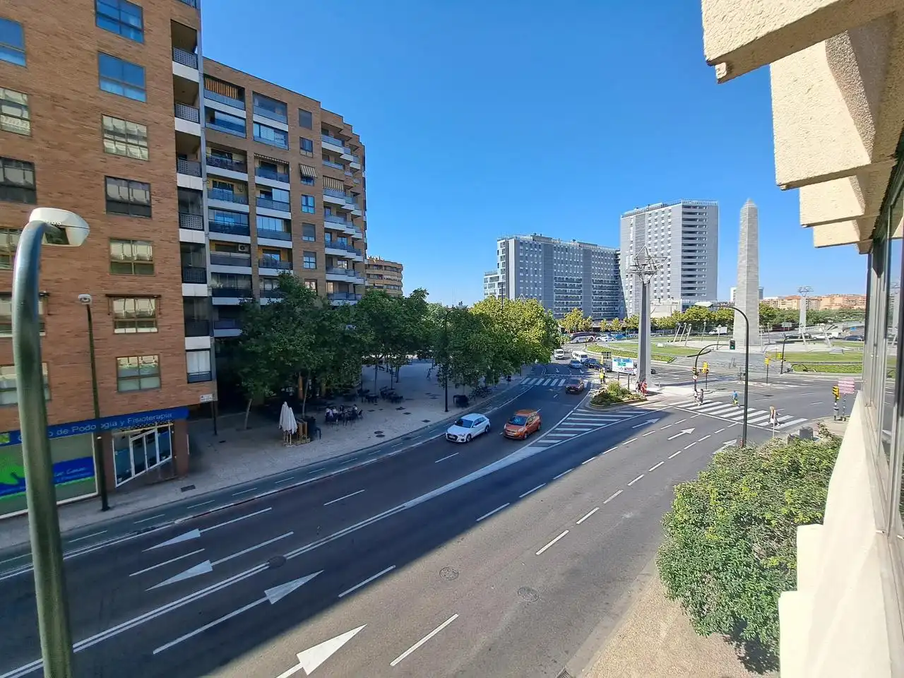 Exterior view of Flat for sale in Zaragoza  with Air Conditioner, Heating and Parquet flooring