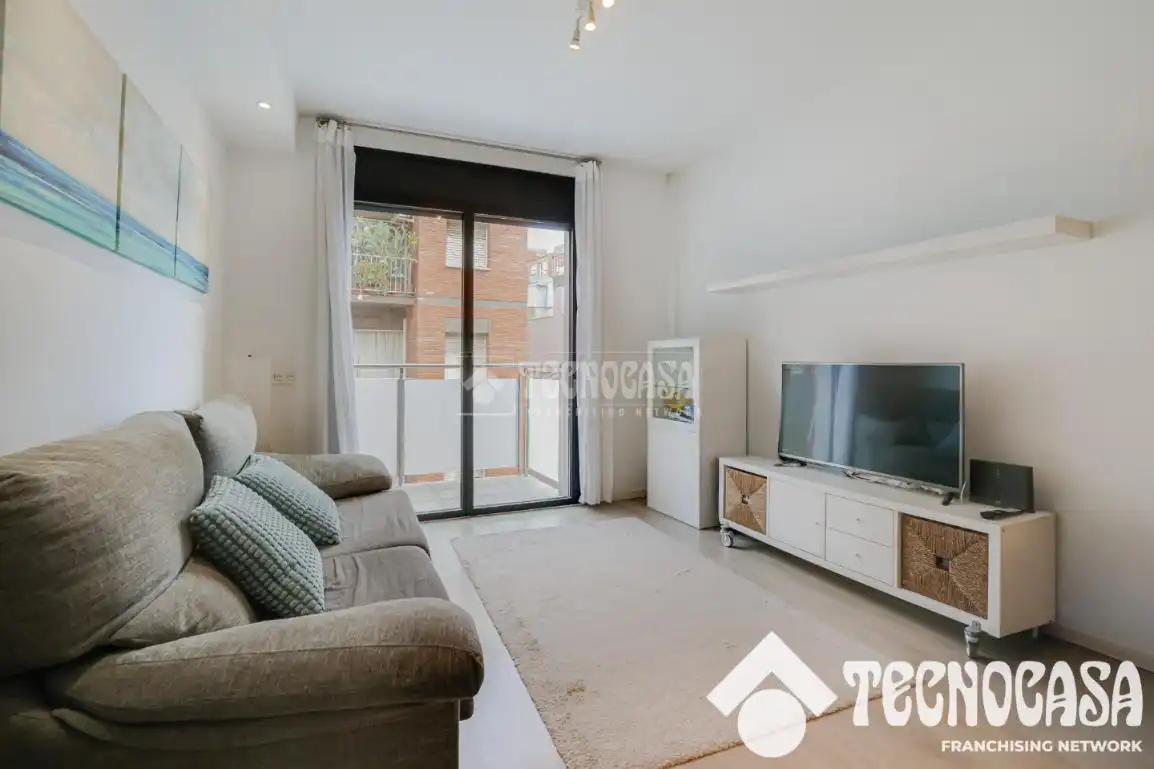 Sala de estar de Piso en venta en Barcelona con Aire acondicionado, Calefacción y Terraza