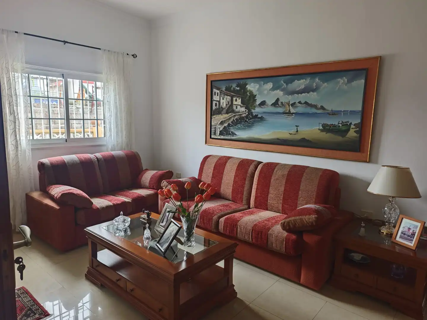 Sala de estar de Casa o chalet en venta en Tacoronte con Jardín privado, Trastero y Horno