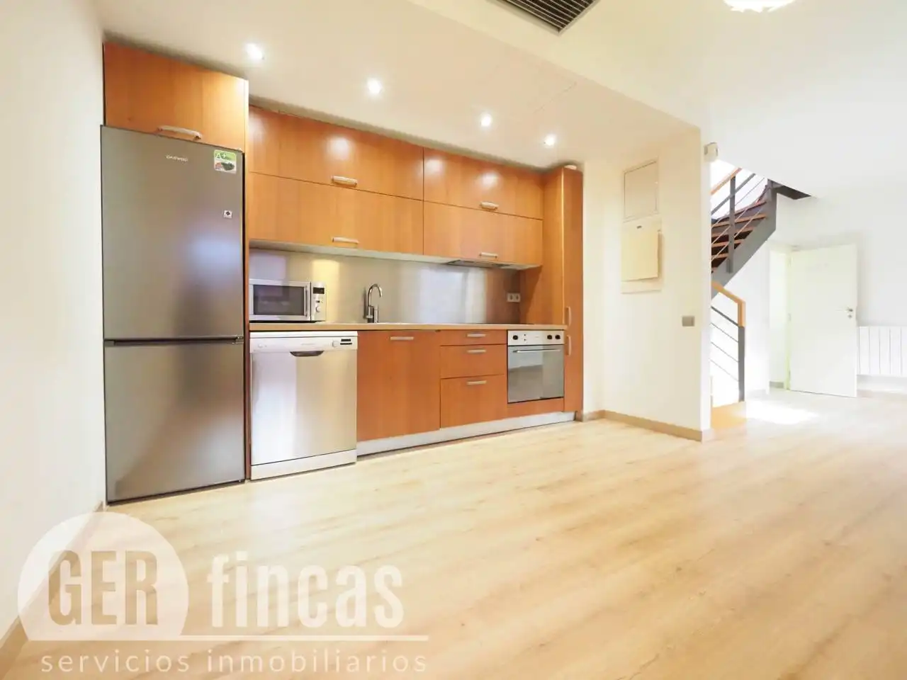 Küche von Maisonette zum Verkauf in Terrassa mit Klimaanlage, Heizung und Parkett