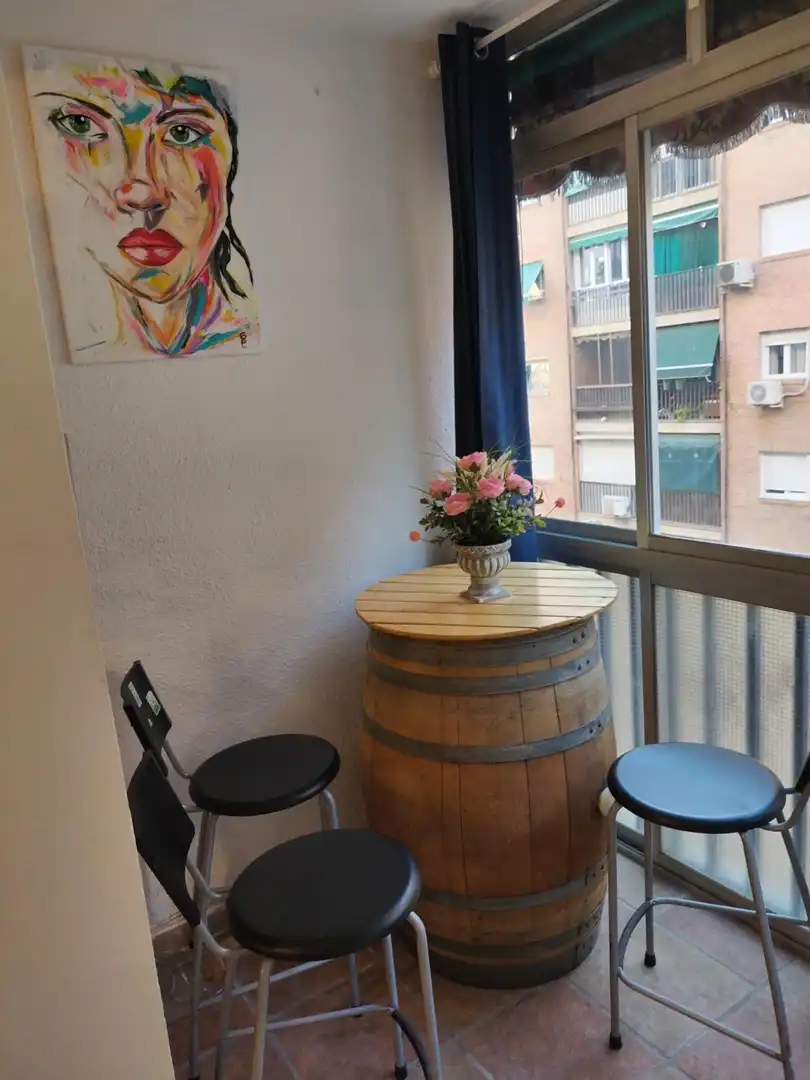 Terraza de Piso de alquiler en Granada con Aire acondicionado y Amueblado