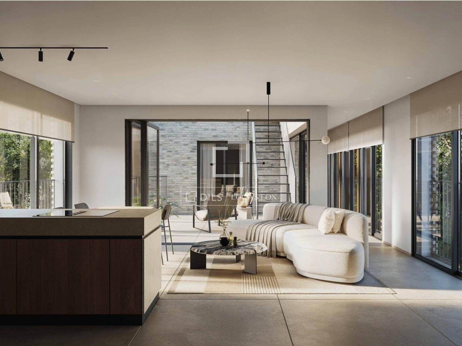 Living room of Flat for sale in Sant Cugat del Vallès  with Air Conditioner, Heating and Terrace