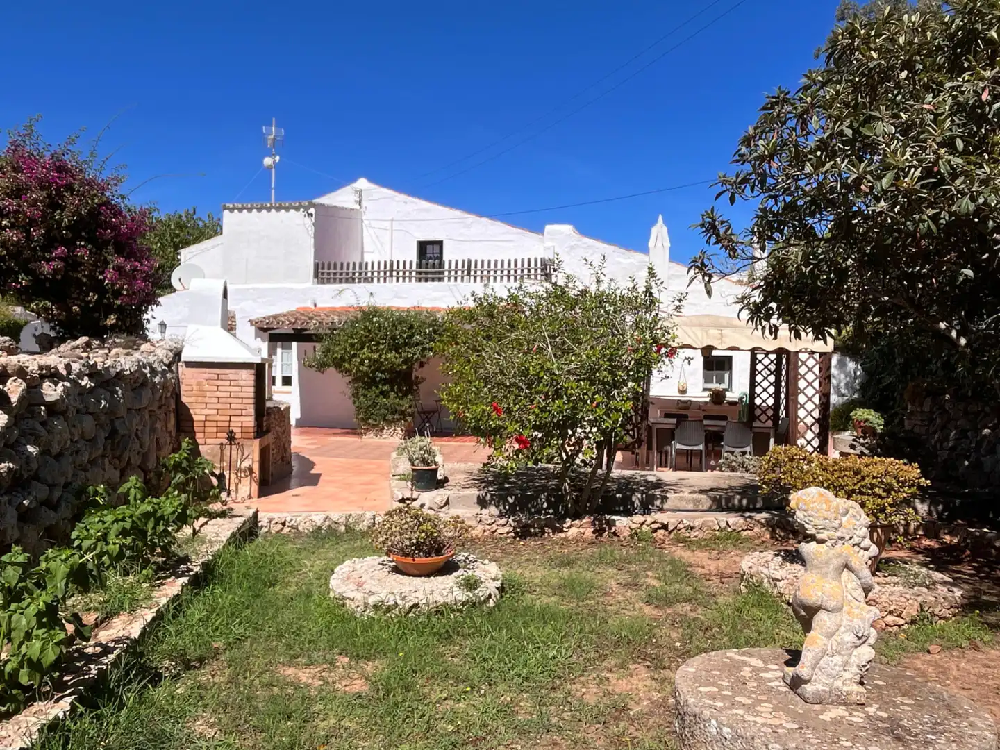 Jardín de Finca rústica en venta en Es Castell con Aire acondicionado, Calefacción y Jardín privado