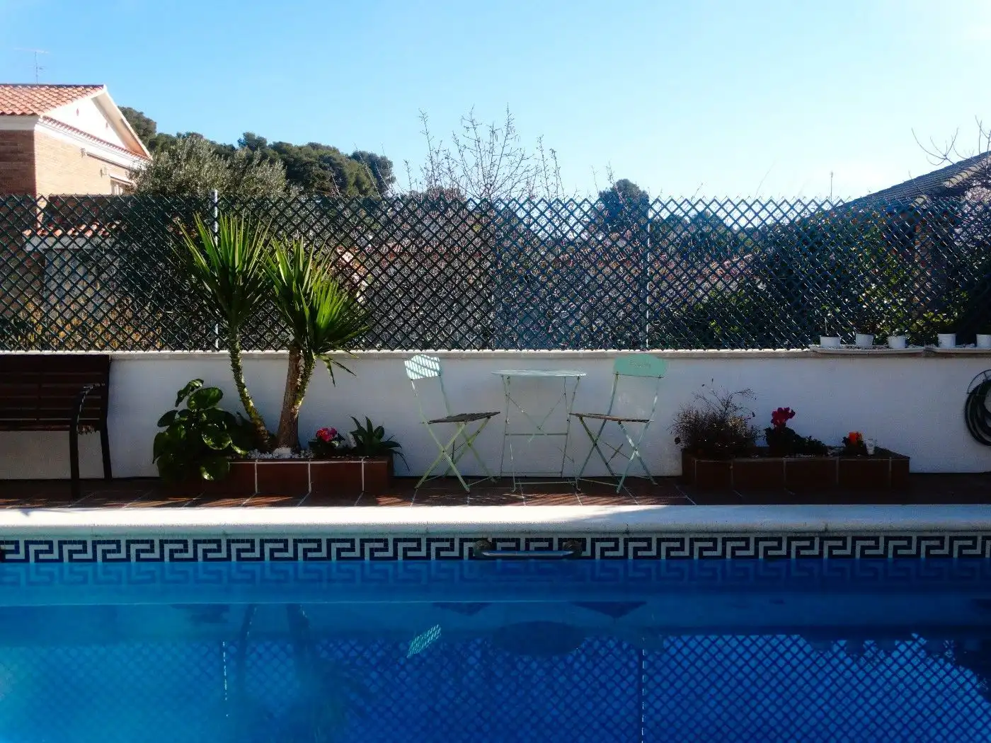 Swimming pool of Houses for sale in Calafell  with Air Conditioner, Storage room and Swimming Pool
