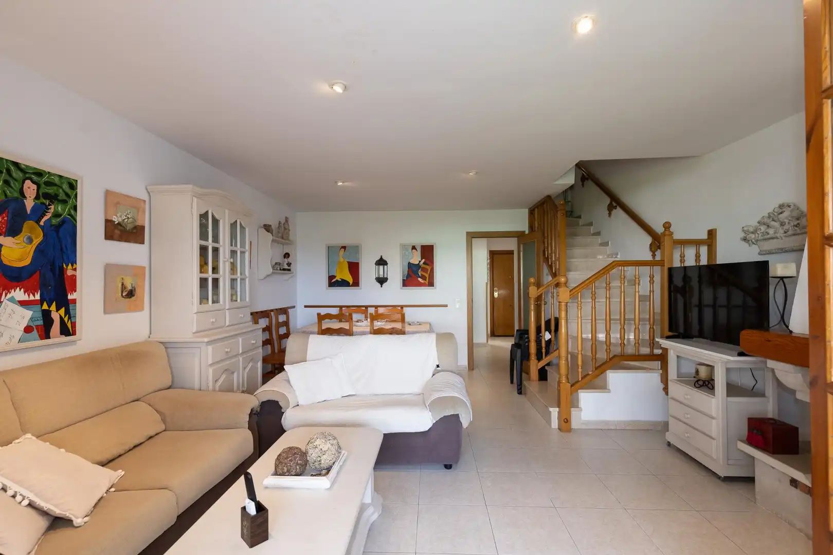Living room of Detached homes for sale in Vandellòs i l'Hospitalet de l'Infant  with Heating, Private garden and Terrace