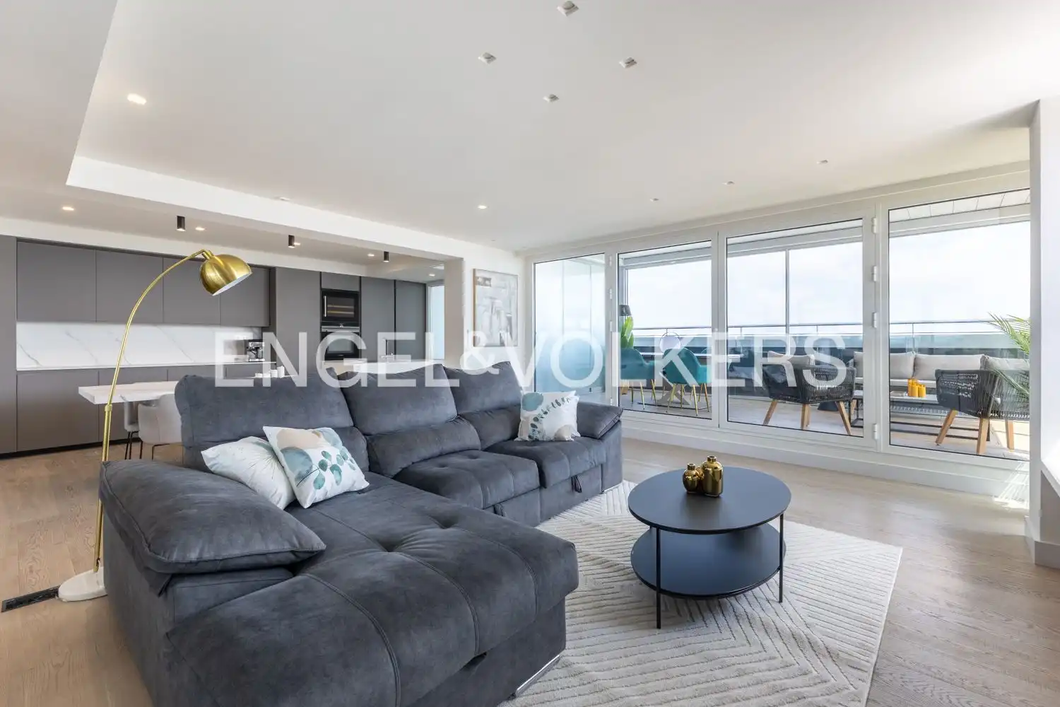 Sala de estar de Ático en venta en Camins al Grau