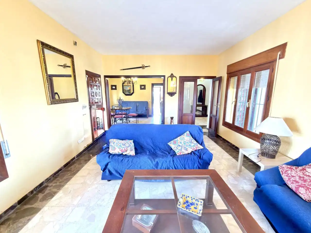 Living room of Houses for sale in Rincón de la Victoria  with Private garden, Terrace and Swimming Pool