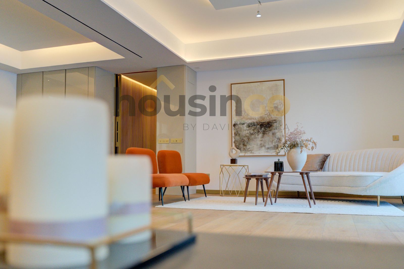 Sala de estar de Piso en venta en  Madrid Capital con Aire acondicionado, Calefacción y Terraza