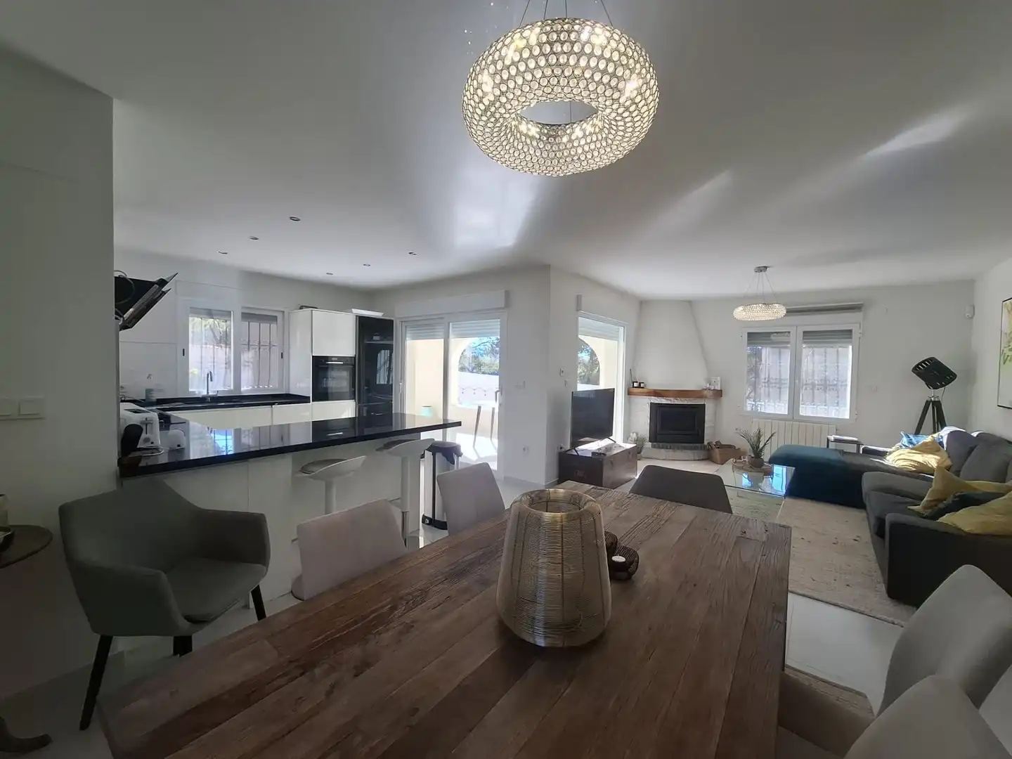 Dining room of Houses for rent in Altea  with Air Conditioner, Heating and Private garden