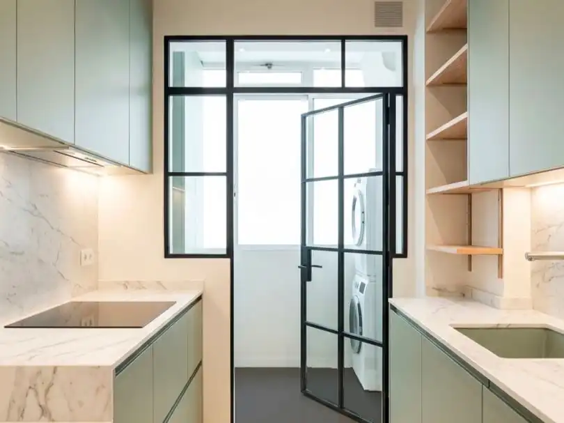 Cocina de Piso en venta en  Madrid Capital con Aire acondicionado y Terraza