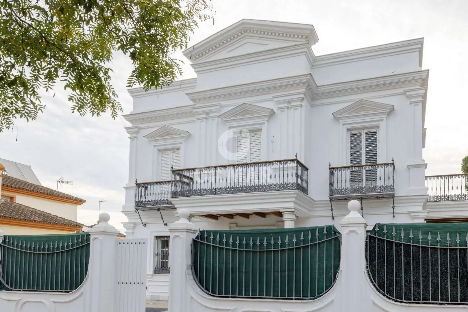Vista exterior de Casa o chalet en venta en Jerez de la Frontera con Calefacción, Jardín privado y Piscina