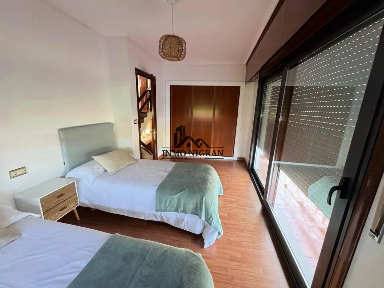 Bedroom of Houses for rent in Nigrán  with Heating, Private garden and Storage room