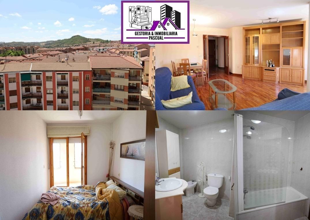 Bedroom of Duplex for sale in Alcañiz  with Heating, Terrace and Storage room