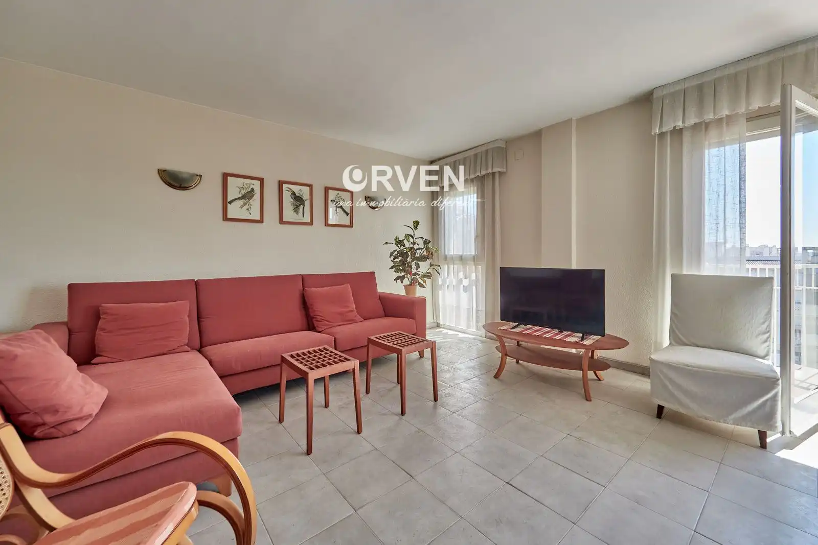 Sala de estar de Piso en venta en Torredembarra con Amueblado