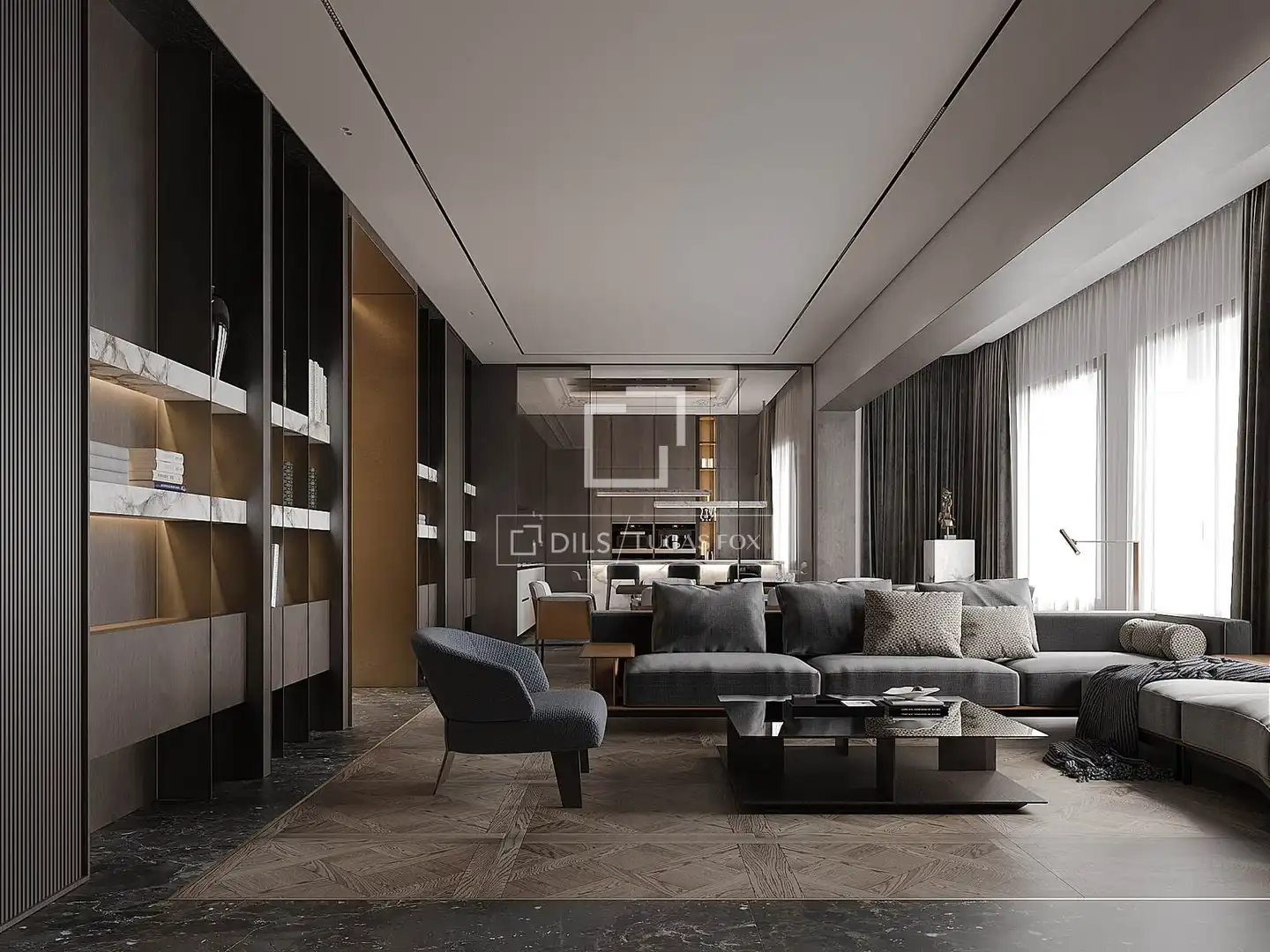 Living room of Flat for sale in Barcelona  with Air Conditioner and Heating