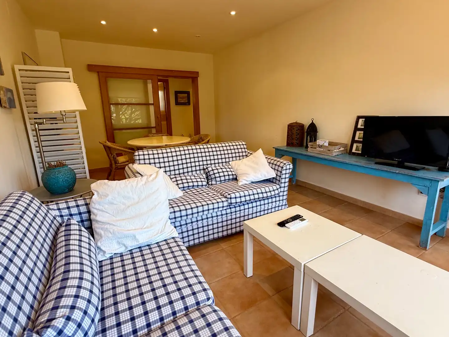 Wohnzimmer von Wohnungen zum Verkauf in Palafrugell mit Klimaanlage, Terrasse und Gemeinschaftspool