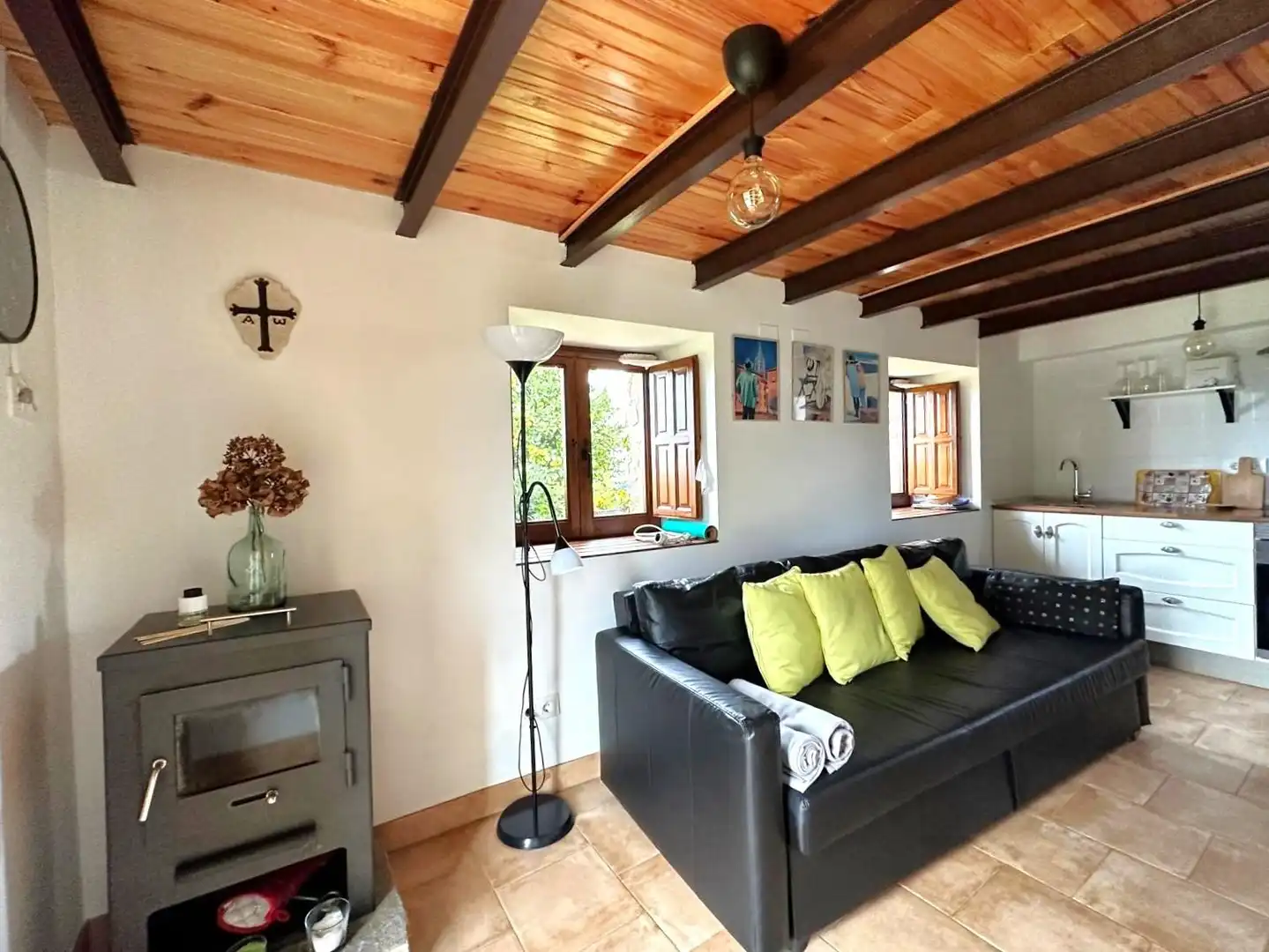 Living room of Houses for rent in Oviedo   with Heating, Terrace and Furnished