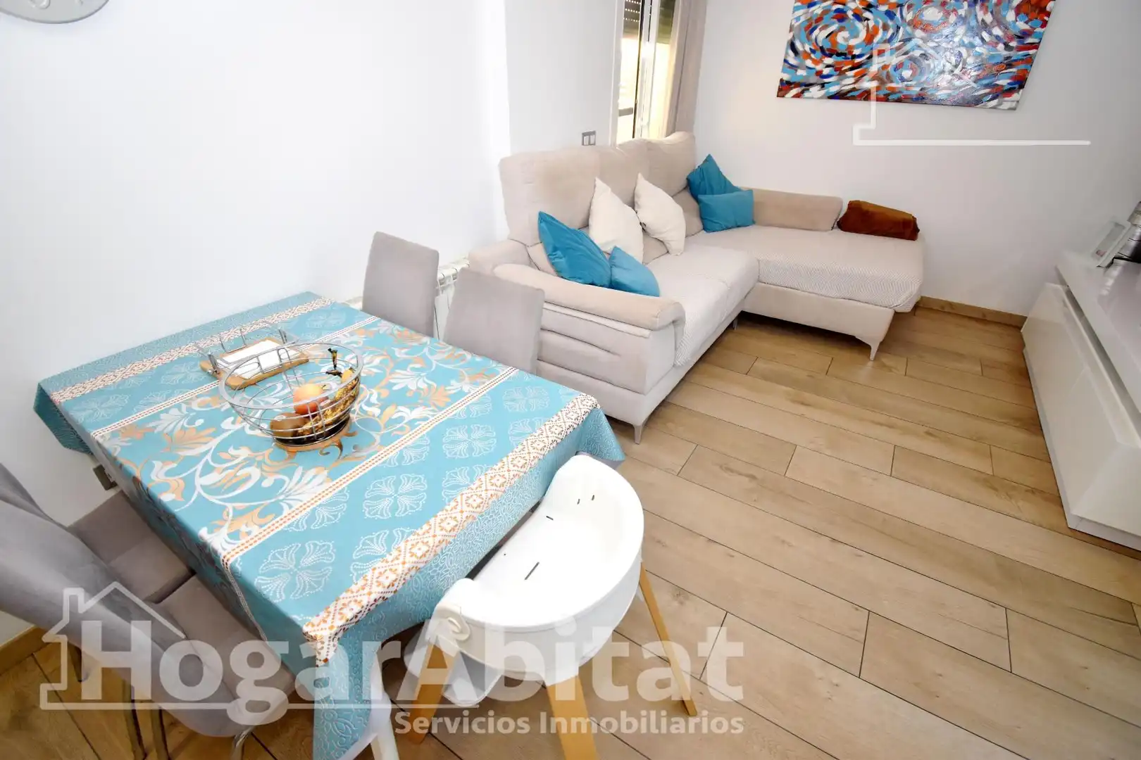 Sala d'estar de Àtic en venda en Castellón de la Plana / Castelló de la Plana amb Aire condicionat, Calefacció i Terrassa