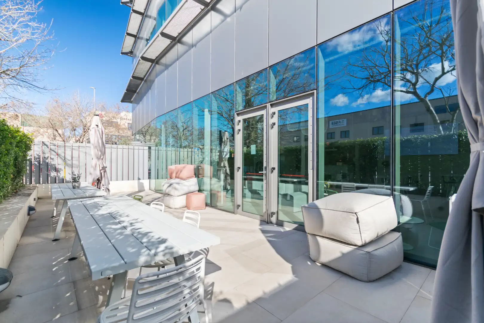 Terrasse von Büro zur Miete in Cornellà de Llobregat mit Klimaanlage, Heizung und Alarm