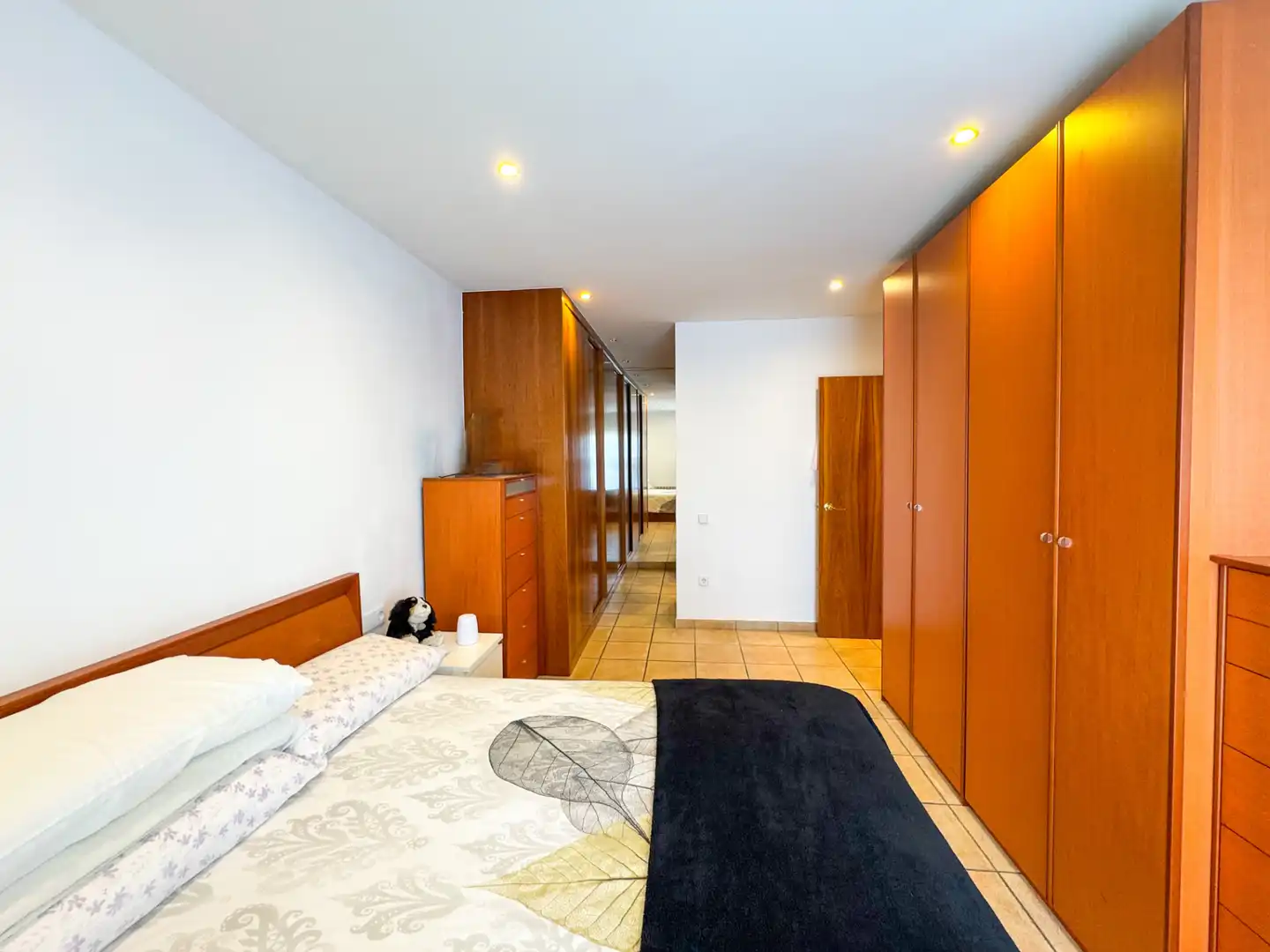 Schlafzimmer von Dachboden zum Verkauf in Sentmenat mit Klimaanlage, Heizung und Balkon